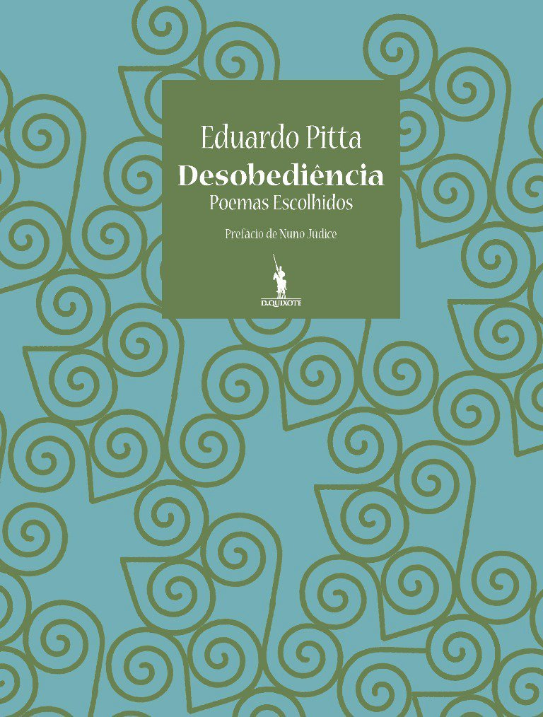 Capa de Desobediência — Poemas Escolhidos, de Eduardo Pitta