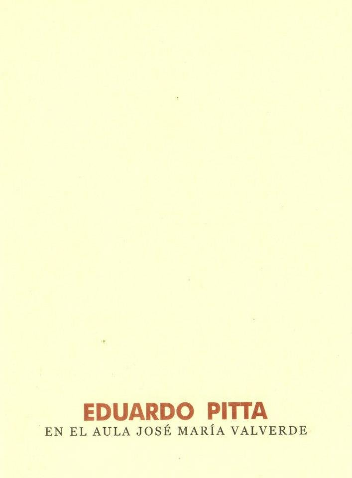 Capa de En el Aula José María Valverde, de Eduardo Pitta